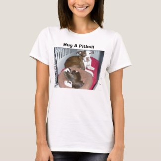 Camiseta Abrace um t-shirt de Pitbull