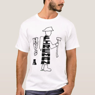 CAMISETA ABRACE UM TSHIRT DO BOMBEIRO