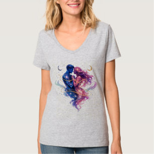 Camiseta Abraço cósmico de poeira estelar e destino