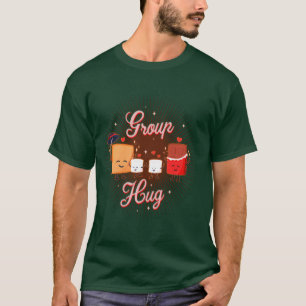 Camiseta Abraço de Grupo Smores Abraço de Grupo Camping Gro