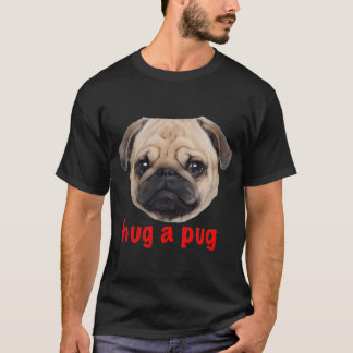Camiseta abraço de pug
