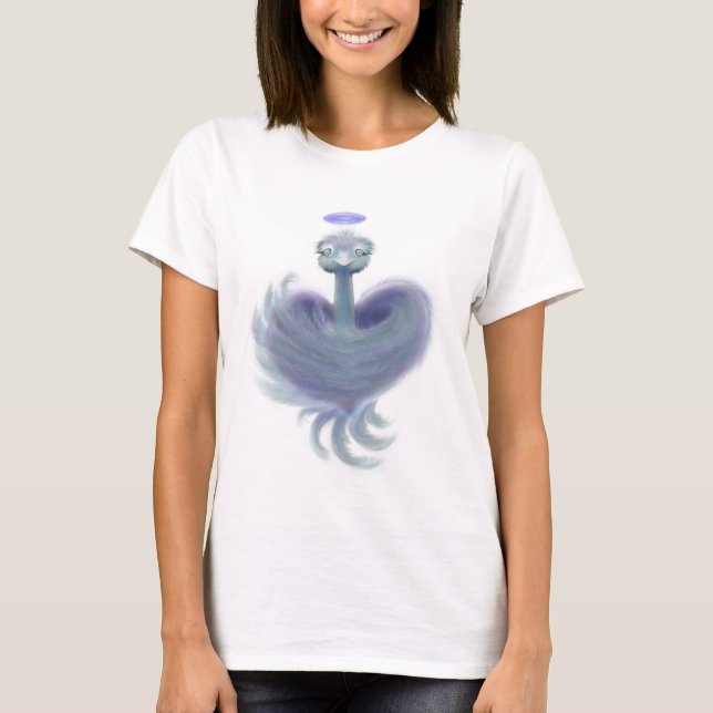 Camiseta Abraço do Céu ~ Avestruz (Frente)