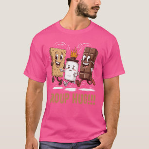 Camiseta Abraço em Grupo S'mores Marshmallow Chocolate Acam