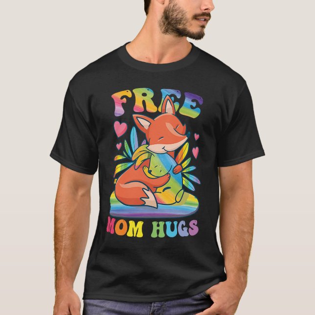 Camiseta Abraços 3 da mãe grátis (Frente)