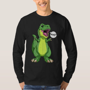 Camiseta Abraços de Dinossauro Fofo Dino Rex Abraço Amor Ca