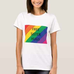 Camiseta Abraços de Irmã Grátis