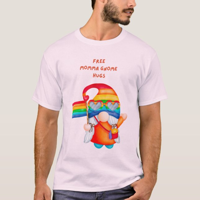 Camiseta Abraços de mamã gnomo (Frente)