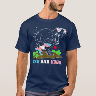 Camiseta Abraços de Pai Gratuito Pai Rex Trans Suporte LGBT