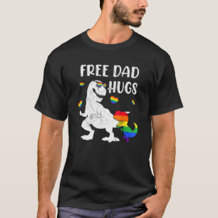 Camiseta Abraços de Pai Gratuitos do Dinossaur T-Rex Vestin