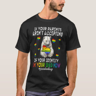 Camiseta Abraços de Pai Gratuitos Papua Urso Lgbt Orgulho g