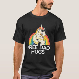 Camiseta Abraços de Pai livre LGBT Orgulho gay mês