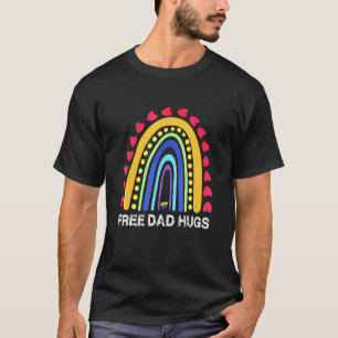 Camiseta Abraços de Pai Livre Orgulho gay Arco-Íris Lgbt - 