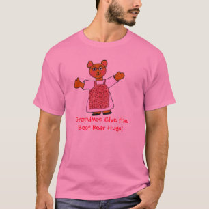 Camiseta Abraços de urso da avó - urso da avó