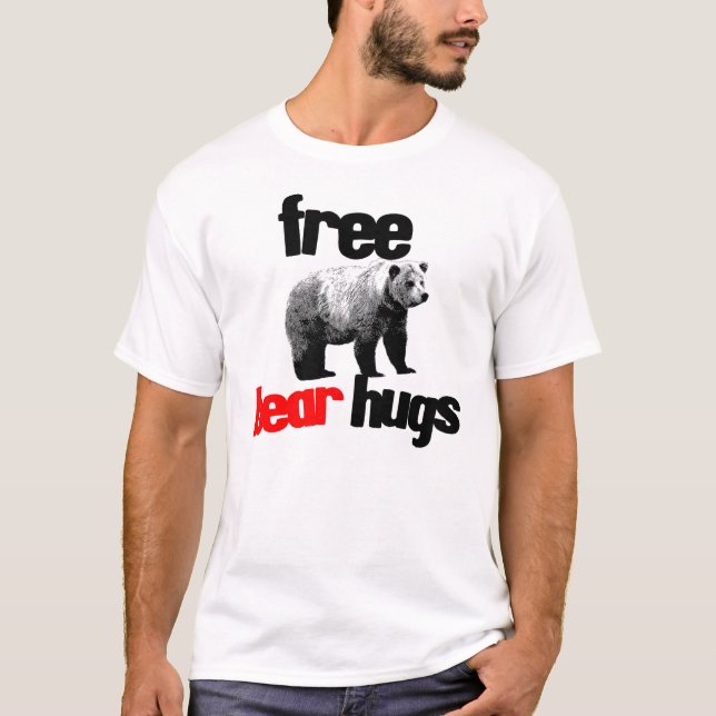CAMISETA ABRAÇOS DE URSO LIVRES (Frente)