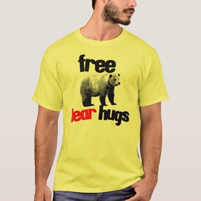 CAMISETA ABRAÇOS DE URSO LIVRES (Frente)