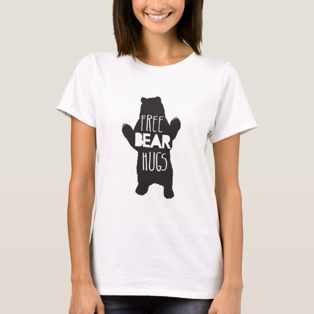 Camiseta Abraços de urso LIVRES (Frente)