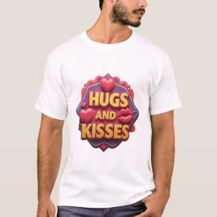 CAMISETA ABRAÇOS E BEIJOS