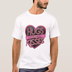 CAMISETA ABRAÇOS E BEIJOS