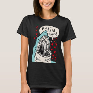 Camiseta Abraços e beijos do tubarão fofo