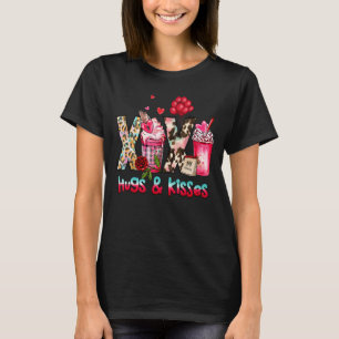 Camiseta Abraços e beijos Felizes Dia dos Namorados XOXO Ca
