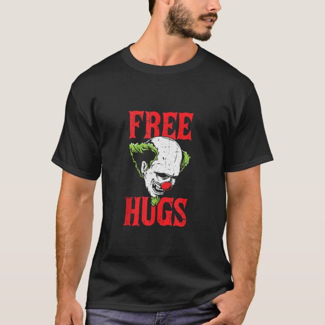 Camiseta Abraços Grátis Palhaçavam Preguiçoso Figurino de H (Frente)