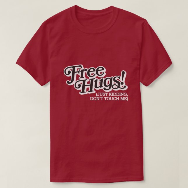 Camiseta Abraços Gratuitos! (Frente do Design)
