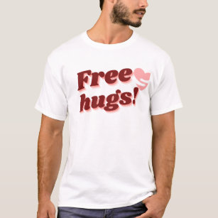 Camiseta abraços gratuitos