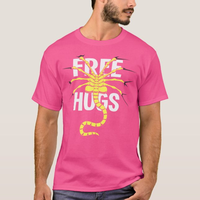 Camiseta Abraços Gratuitos - Alienígena (Frente)