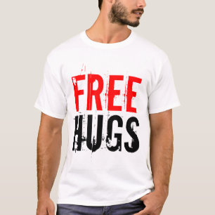 Camiseta Abraços Gratuitos Visual retrô