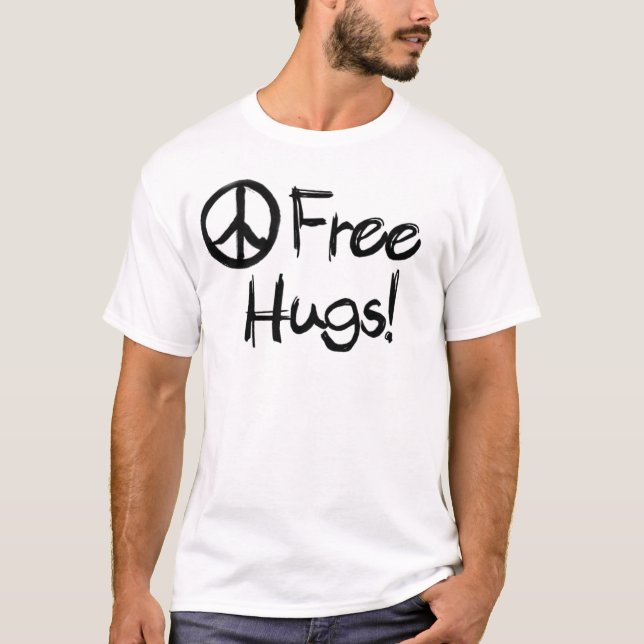 Camiseta Abraços livres! (Frente)