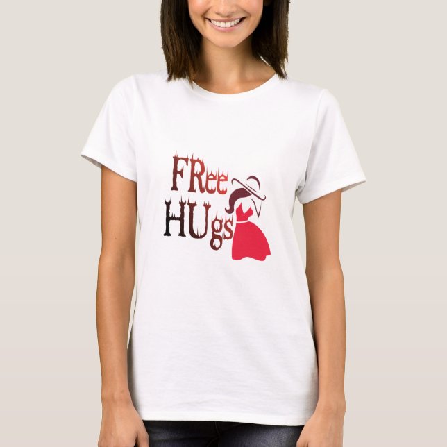 Camiseta Abraços livres (Frente)