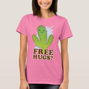 Camiseta Abraços livres? Qualquer um? Alguém?