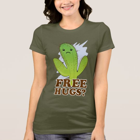 Camiseta Abraços livres? Qualquer um? Alguém?