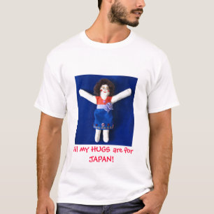 Camiseta Abraços para Japão