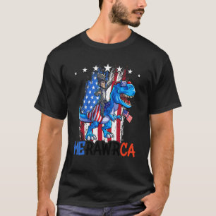 Camiseta Abraham Lincoln 4 De Julho Dino Boys Men American