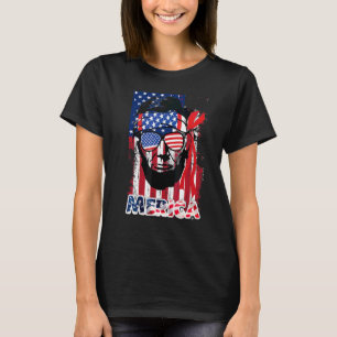 Camiseta Abraham Lincoln 4 De Julho Merica Men Women Americ