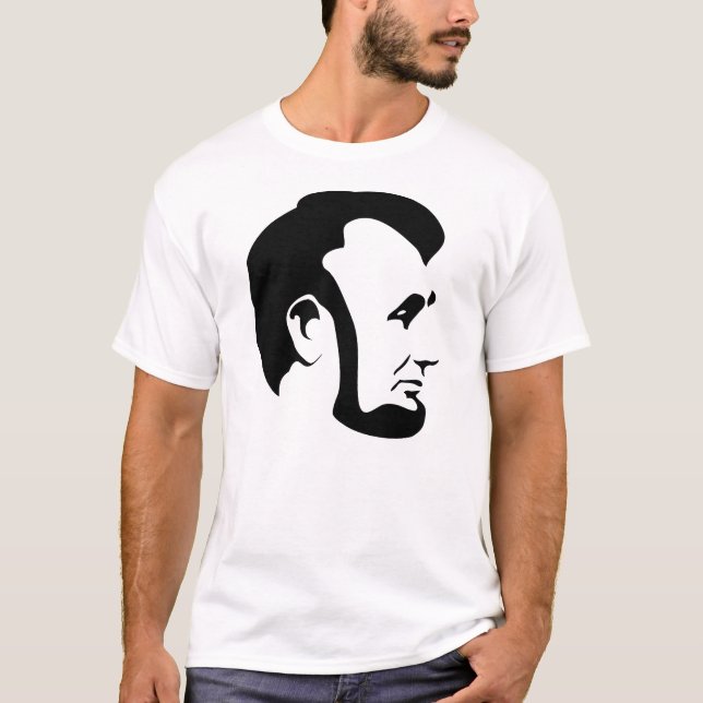 Camiseta Abraham Lincoln enfrenta (Frente)