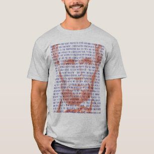 Camiseta Abraham Lincoln & Gettysburg Endereço em Vermelho