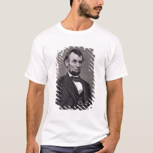 Camiseta Abraham Lincoln, gravado de uma fotografia vai