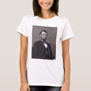 Camiseta Abraham Lincoln, gravado de uma fotografia vai