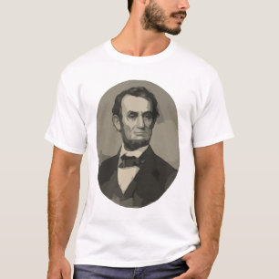 Camiseta abraham lincoln mary todd lincoln silhouette