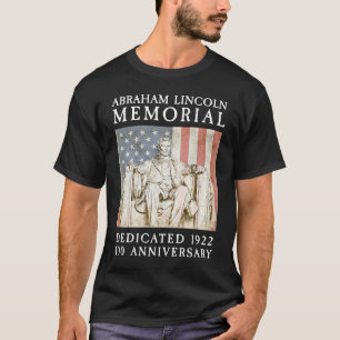 Camiseta Abraham Lincoln Memorial Washington DC 100 Anniver