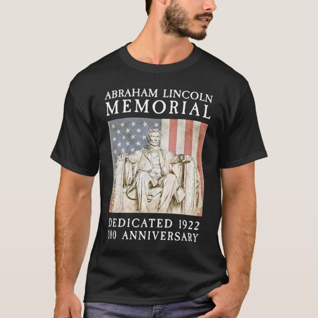 Camiseta Abraham Lincoln Memorial Washington DC 100 Anniver (Frente)