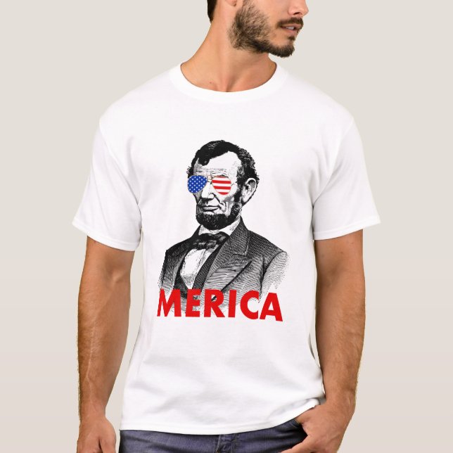 Camiseta abraham lincoln mica (Frente)