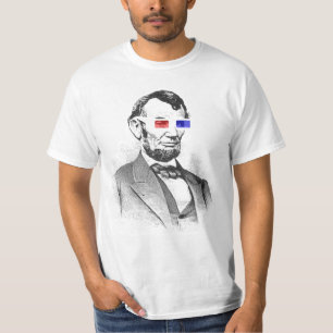 Camiseta Abraham Lincoln no t-shirt 3D