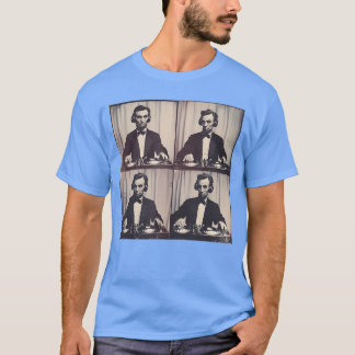 Camiseta Abraham Lincoln onurntables DJ Abe Lincoln Patriot