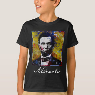 Camiseta Abraham Lincoln - pintura