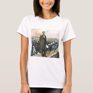 Camiseta Abraham Lincoln relata o endereço Vin de