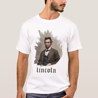 Camiseta Abraham Lincoln - Retrato