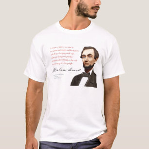 Camiseta Abraham Lincoln Shirt #4 "Uma Maioria Restringida"
